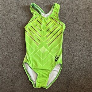 Girls Suni Lee GK Leotard, Size Child Medium